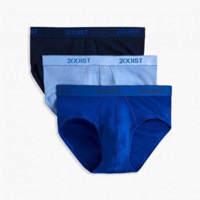 2(X)IST Promotions Essential Cotton No-Show Brief 3-Pack