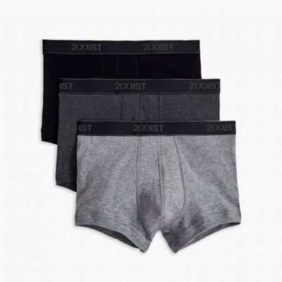 2(X)IST Attractive Essential Cotton No-Show Trunk 3-Pack