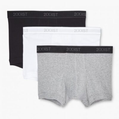 2(X)IST Latest Essential Cotton No-Show Trunk 3-Pack