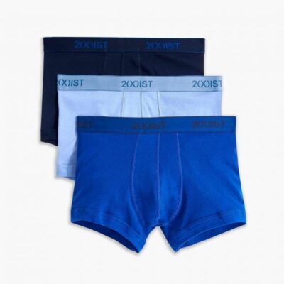 2(X)IST Attractive Essential Cotton No-Show Trunk 3-Pack