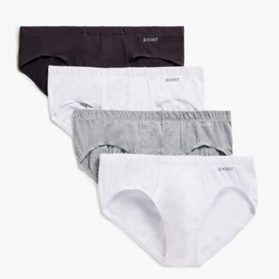 2(X)IST Latest Fashion Essential Cotton Bikini Brief 4-Pack