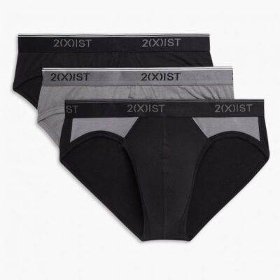 2(X)IST Latest Cotton Stretch No-Show Brief 3-Pack