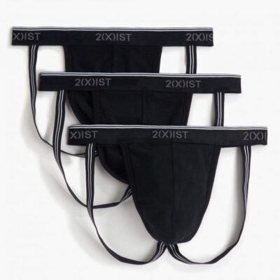 2(X)IST Opening Sales Cotton Stretch Jock Strap 3-Pack