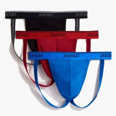 2(X)IST Attractive Cotton Stretch Jock Strap 3-Pack