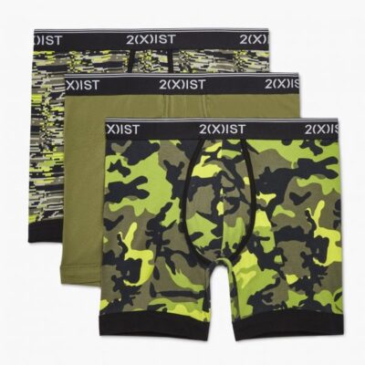 2(X)IST Attractive Cotton Stretch 6″ Boxer Brief 3-Pack