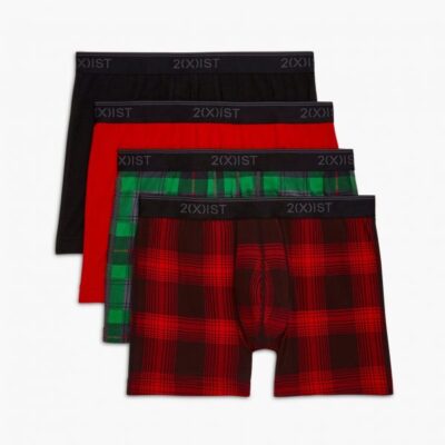 2(X)IST Discount Online Cotton Stretch Boxer Brief 3+1 Bonus Pack